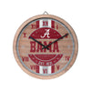 Alabama Crimson Tide NCAA Barrel Wall Clock
