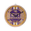LSU Tigers NCAA Barrel Wall Clock
