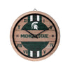 Michigan State Spartans NCAA Barrel Wall Clock