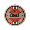 Oregon State Beavers NCAA Barrel Wall Clock