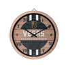 Las Vegas Golden Knights NHL Barrel Wall Clock