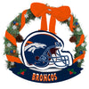 Denver Broncos NFL 20" Holiday Helmet Door Wreath