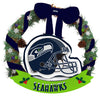 Seattle Seahawks NFL 20" Holiday Helmet Door Wreath
