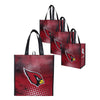 Arizona Cardinals NFL 4 Pack Reusable Shopping Bag