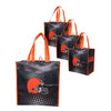 Cleveland Browns NFL 4 Pack Reusable Shopping Bag