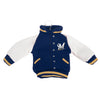 Milwaukee Brewers MLB Fabric Varsity Jacket Ornament