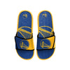 Golden State Warriors NBA Mens Colorblock Big Logo Gel Slides