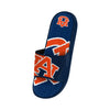 Auburn Tigers NCAA Mens Colorblock Big Logo Gel Slide