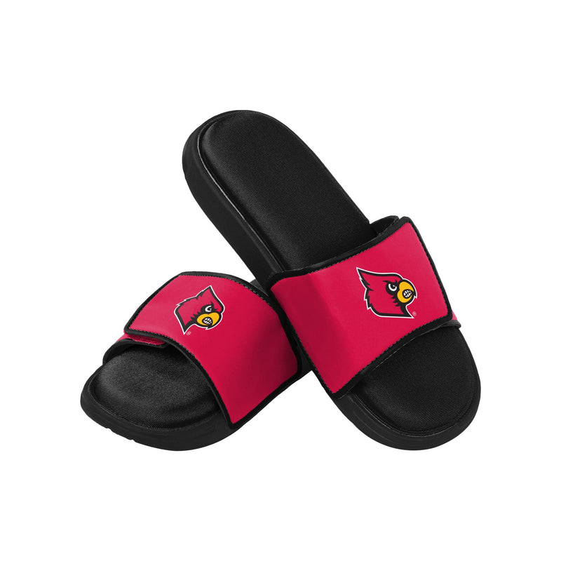 Louisville Cardinals NCAA Mens Foam Sport Slide Sandals