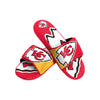 Kansas City Chiefs NFL Mens Colorblock Big Logo Gel Slides