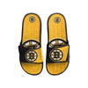 Boston Bruins NHL Mens Colorblock Big Logo Gel Slides