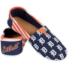 MLB Officially Licensed Striped Canvas Shoes - Pick Your Team!