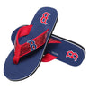 Boston Red Sox MLB Womens Sequin Flip Flops