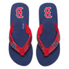Boston Red Sox MLB Womens Sequin Flip Flops