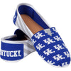 Kentucky Wildcats NCAA Womens Stripe Canvas Shoes