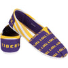 LSU Tigers NCAA Womens Stripe Canvas Shoes