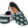 Michigan State Spartans NCAA Womens Stripe Canvas Shoes