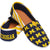 Michigan Wolverines NCAA Womens Stripe Canvas Shoes