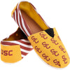 USC Trojans NCAA Womens Stripe Canvas Shoes