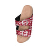 Alabama Crimson Tide NCAA Womens Mini Print Double Buckle Sandal