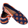 Chicago Bears NFL Womens Stripe Canvas Shoes