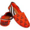 Cleveland Browns NFL Womens Stripe Canvas Shoes