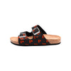 Cleveland Browns NFL Womens Team Logo Double Buckle Sandal