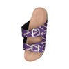 Minnesota Vikings NFL Womens Mini Print Double Buckle Sandal