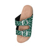 New York Jets NFL Womens Mini Print Double Buckle Sandal