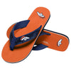 Denver Broncos NFL Womens Sequin Flip Flops
