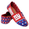 New York Giants Womens Ugly Canvas Stripe Shoe