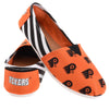 Philadelphia Flyers NHL Womens Stripe Canvas Shoes