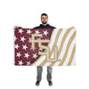 Florida State Seminoles NCAA Americana Horizontal Flag