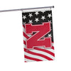 Nebraska Cornhuskers NCAA Americana Horizontal Flag