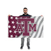 Texas A&M Aggies NCAA Americana Horizontal Flag