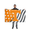 Tennessee Volunteers NCAA Americana Horizontal Flag