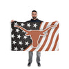 Texas Longhorns NCAA Americana Horizontal Flag