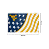 West Virginia Mountaineers NCAA Americana Horizontal Flag