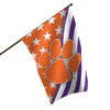 Clemson Tigers NCAA Americana Vertical Flag