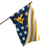 West Virginia Mountaineers NCAA Americana Vertical Flag