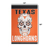 Texas Longhorns NCAA Day Of The Dead Garden Flag