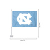 North Carolina Tar Heels NCAA 2 Pack Solid Car Flag