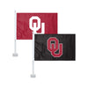Oklahoma Sooners NCAA 2 Pack Solid Car Flag