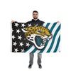 Jacksonville Jaguars NFL Americana Horizontal Flag
