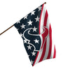 Houston Texans NFL Americana Vertical Flag