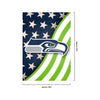 Seattle Seahawks NFL Americana Vertical Flag