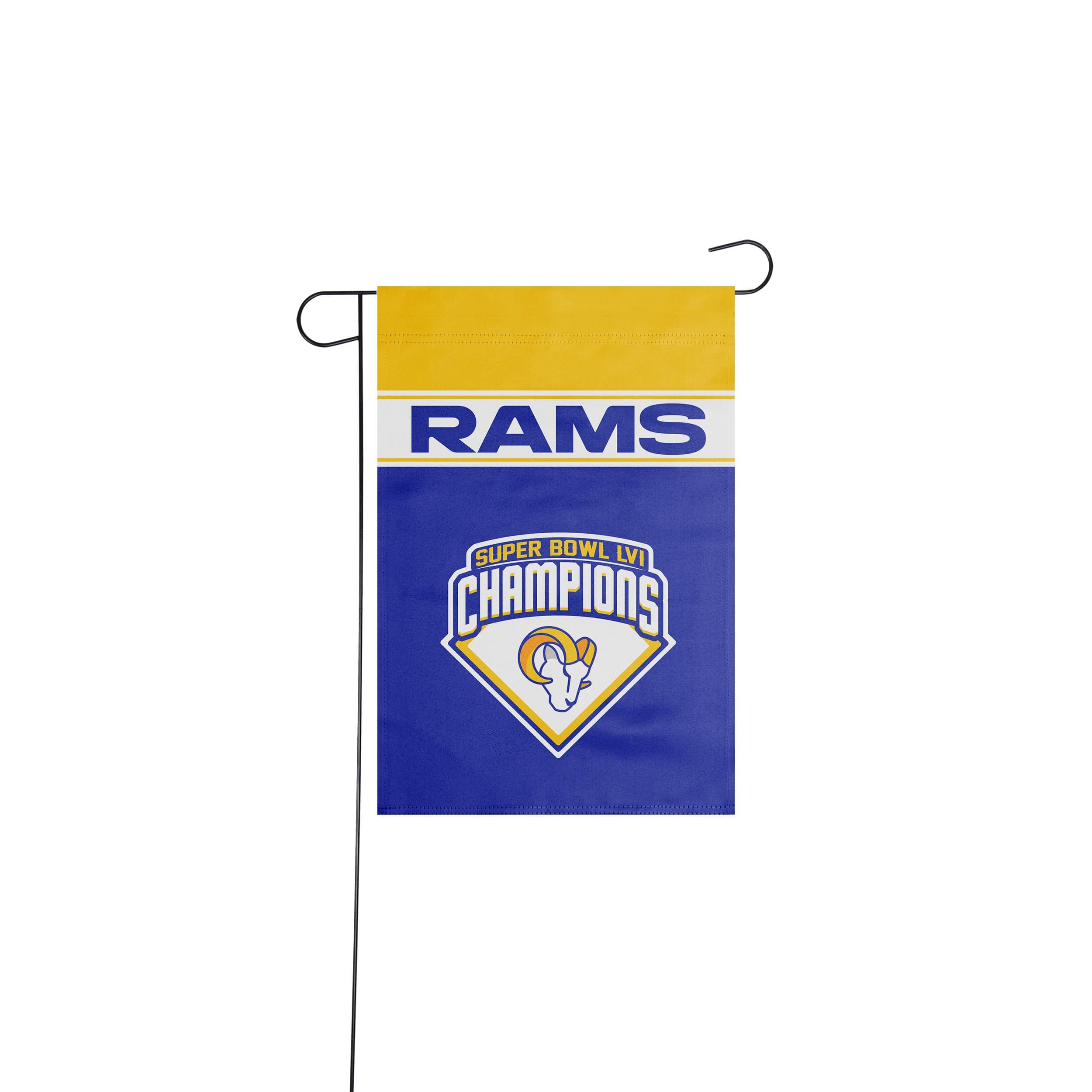 Los Angeles Rams NFL Super Bowl LVI Champions Garden Flag