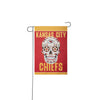 Kansas City Chiefs NFL Day Of The Dead Garden Flag