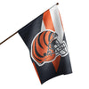 Cincinnati Bengals NFL Helmet Vertical Flag