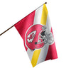 Kansas City Chiefs NFL Helmet Vertical Flag